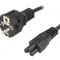 Cablu Alimentare 3x0,75mm2 1,5m 2,5A CEE 7/7 la IEC C5