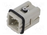 Conector LAPP EPIC H-A HDC inserturi contact tată 4 pini 10A 230V/400V