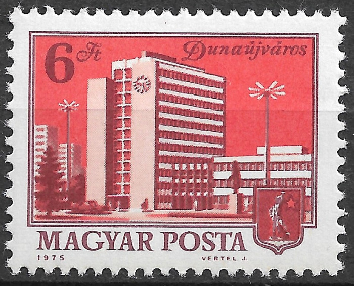 Ungaria - 1975 - Orașe II - serie completă neuzată (T183)
