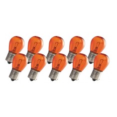 BEC SEMNALIZARE 12V PY21W BAU15S GALBEN SET 10 BUC SCT 44043