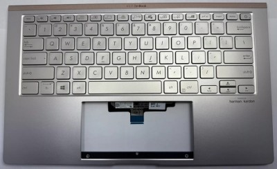 Carcasa superioara cu tastatura palmrest Laptop, Asus, ZenBook 14 UX433F, UX433FA, UX433FN, UX433FAC, 90NB0JQ4-R32UI0, 90NB0JQ4-R32UA, 90NB0JQ4-R32US, foto