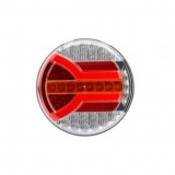 Lampa LED Multifunctionala Auto Horpol Navia LZD2341, 12-36V, 5 functii: Pozitie, Frana, Semnalizare, Ceata, Mansalier, Diametru 140mm