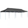Gossi cort de petrecere pliabil, antracit, 3 x 9 m