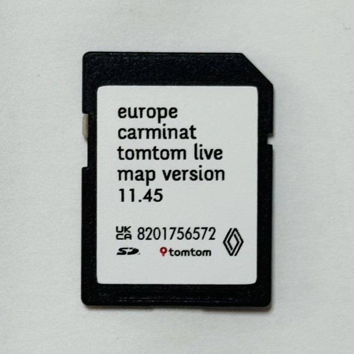GPS Navi RENAULT Carminat LIVE SD Card Map V11.45 Full Europa 2025/26 +Turkey