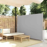 Copertina Laterala Retractabila Terasă vidaXL, Gri, 160x300 cm, Protectie Vant si Soare, Poliester Rezistent UV