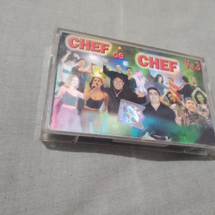 CASETA AUDIO MANELE CHEF DE CHEF VOL 3 ORIGINALA RARA!!!!