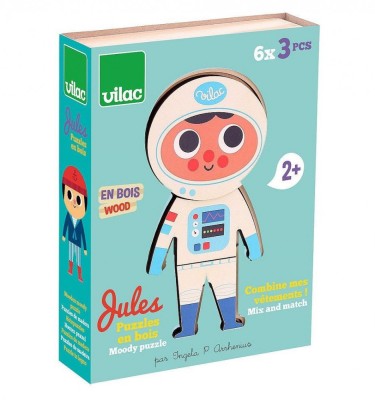 Vilac Puzzle din lemn Jules - Jucarie inovativa pentru micii exploratori foto