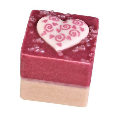 Cub de baie handmade, vegan, cu aroma de capsuni Accentra Rose 5856308, 50g foto