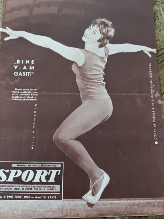 myh 110 - Revista SPORT - nr 4/februarie 1963