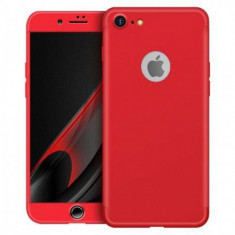 Husa pentru Apple iPhone 7 Plus ofera protectie Subtire 3in1 Lux Design Red