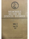 Stefan Pascu (red.) - Memoriile sectiei de stiinte istorice (Editia: 1990)