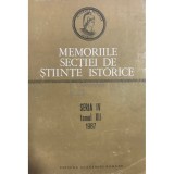 Stefan Pascu (red.) - Memoriile sectiei de stiinte istorice (Editia: 1990)