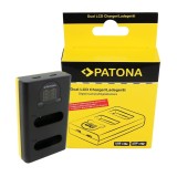 Patona Dual LCD USB Charger pentru Nikon EN-EL23 Coolpix P600