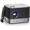 Videoproiector 1080P Full HD, WiFi 6, BT 5.2, 26000 Lumeni, Audio Dolby 3D, Focalizare AI, Corectie Trapezoidala, Suport 4K, Zoom, Negru/Argintiu