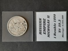 1 Rubla Nikolai II 1899, Rusia imperiala - A 4016
