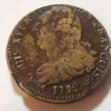 Moneda Franța 2 Sols 1792 W Lille, Ludovic XVI - Monede Franța Vechi