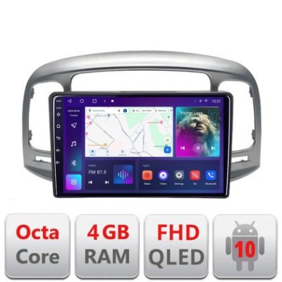 Navigatie HHyundai Accent 2006-2012 B-ACCENT Android Ecran QLED octa core 4+64 carplay android auto KIT-accent+EDT-E309V3 CarStore Technology foto