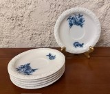 6 FARFURIOARE DIN PORTELAN FIN- MARCAJ ROSENTHAL SELB- GERMANY- MARIA COBALT ROSE D16CM