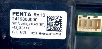 Modul controler motor mașină de spălat Beko 2419806000 / 2841610300 foto