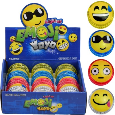 JOJO EMOJI ȘIR COLORAT FEȚE VESELE STRĂLUCITOARE 12 PCS foto