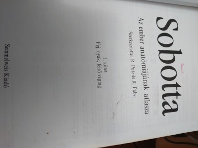 Sobotta - Az ember anatomiajanak atlasza - 1.kotet foto