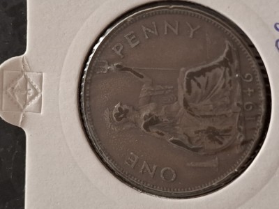 One penny 1946 foto