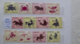 1968-Spania colonii-Zodiac complet set -MNH, Nestampilat