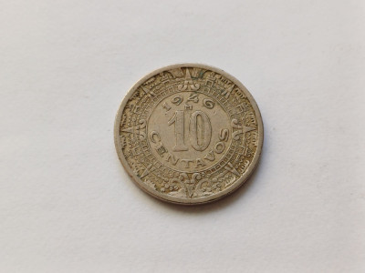 Mexic -10 Centavos 1946 foto