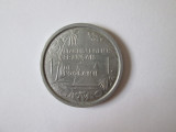 Rară! Oceania Franceză 1 Franc 1949 in stare bună/foarte bună, Australia si Oceania, Aluminiu