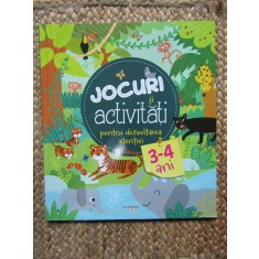 Jocuri si activitati pentru dezvoltarea atentiei 3-4 ani