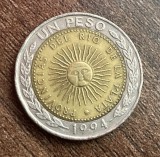 C50 - Moneda foarte veche - Argentina - 1 peso - 1994