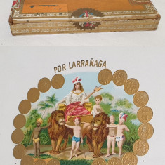Cutie veche Tigarete - Trabuc - Por Larranaga - Havana Cuba