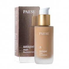 Fond de ten Paese Unique Matt Foundation, 30ml - 607N Honey foto