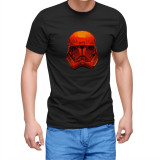 Tricou personalizat barbat &quot;Cyber Stormtrooper&quot;, Negru, Bumbac, Marime L