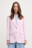 Joop! blazer din amestec de in culoarea violet, un singur rand de nasturi, neted, 30046414