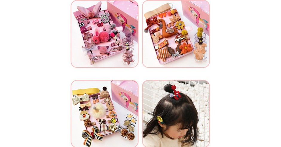 Set de 24 de accesorii pentru par Drool (Model: C) | arhiva Okazii.ro
