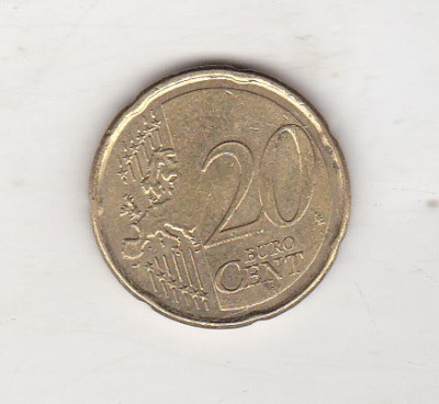 bnk mnd Franta 20 eurocenti 2000 foto