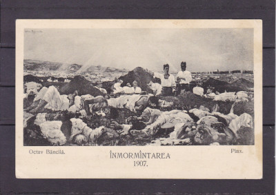 ROMANIA 1907 OCTAV BANCILA INMORMANTAREA foto