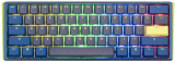 Tastatura Gaming Mecanica Ducky One 3 Daybreak Mini Cherry MX Clear RGB LED, USB, Layout US (Albastru)