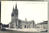 AD 78 C. P. VECHE-SAINT POL DE LEON(FINISTERE)LA BASILIQUE-FRANTA-CIRCULATA 1919, Printata