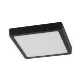Mini Panou LED Patrat Negru PT 20W 6400K IP40 - NOVELITE