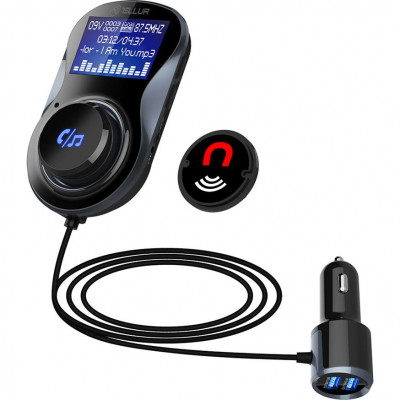 Modulator FM cu functia Car kit auto, MP3, Bluetooth, incarcare QC3.0 foto