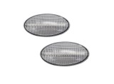 Set lampa semnalizare laterala Mazda 2 10.2014, 3 10.2009, 3 07.2011, 5 04.2010, Mpv 05.2006, fata, stanga+dreapta, LED; transparent; Tuning;