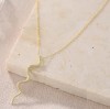 Lantisor Din Argint Placat Aur Pandantiv Sarpe / Snake Arg313X, Argintboutique