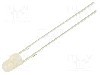 Dioda LED, 3mm, alb cald, 220...330mcd, 1mA, 2,8...3,4V, OPTOSUPPLY - OSM54K3162A-1MA