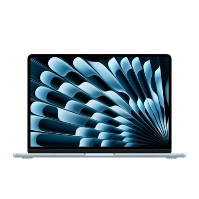 MacBook Air 13.6&amp;quot; Retina/Apple M4 (CPU 10-core, GPU 8-core, Neural Engine16-core)/16GB/256GB - Sky Blue - US KB (2025) 30W USB C (Cto fromMC6T4RO/A) N foto