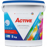Detergent Universal de rufe pudra Active, galeata 5kg, 65 spalari