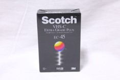Caseta video VHS-C Scotch Extra Grade Plus EC-45 - sigilata