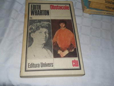 Obstacole - Edith Wharton,CARTE NOUA,1986 foto