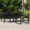 Gossi set mobilier de gradina cu perne, 4 piese, antracit, aluminiu